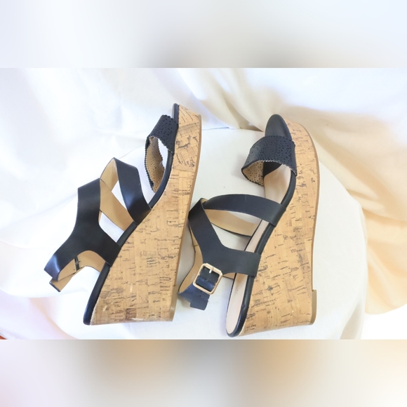 Expression Camila Platform Wedge Sandals Size 8 - Picture 8 of 15